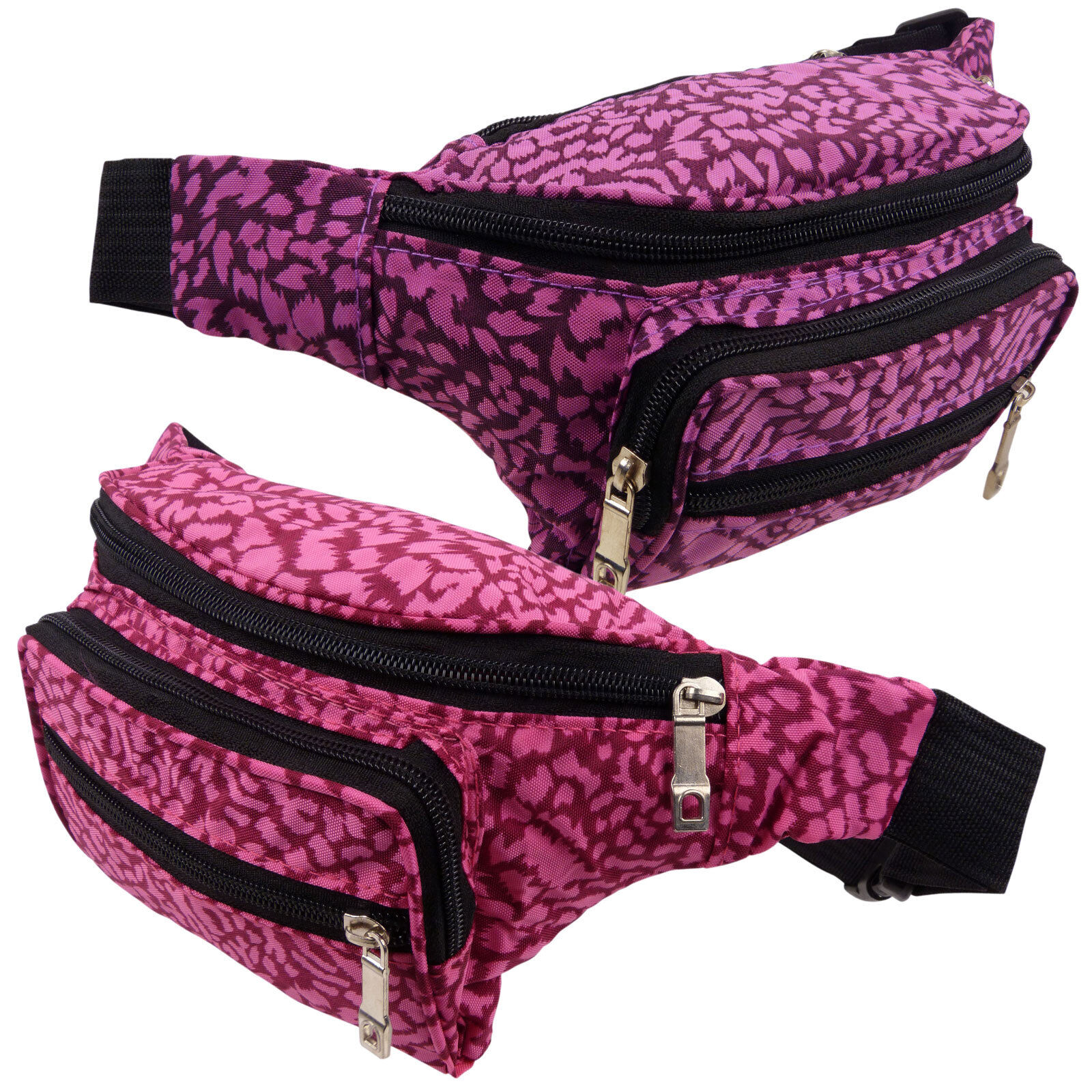 New Animal Print Pink Purple Bum Bag Fanny Pack Waist bag HolidayTravel Festi